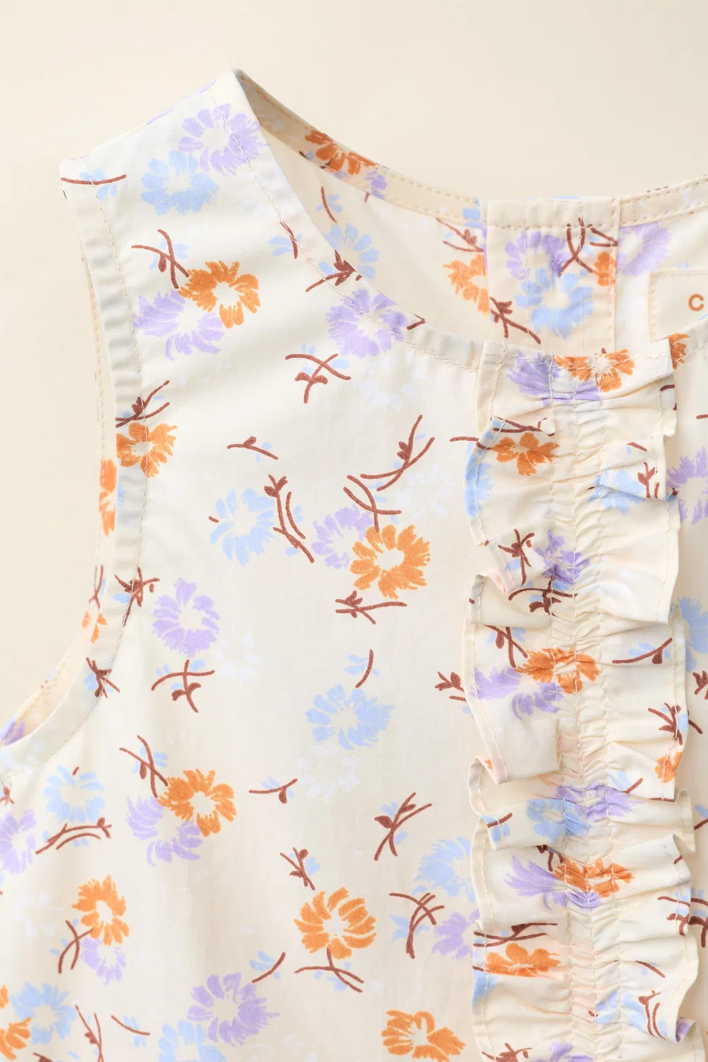 Платье с цветочным принтом от Caramel London x Zara, Multicoloured — фото 3