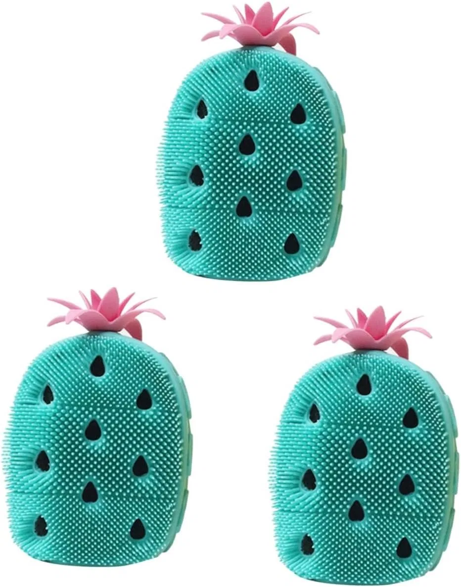 Щетка для тела силиконовая DOITOOL, 3 шт, 11x8.5 см, Green
