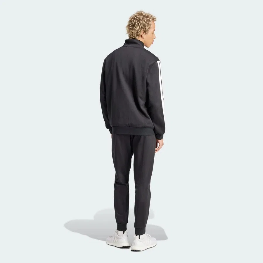 Спортивный костюм с тремя полосками adidas, Черный — фото 2