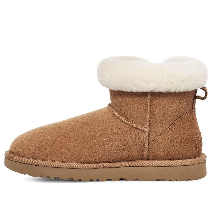 Ботинки зимние UGG WMNS Classic Mini Heritage Fluff, коричневый