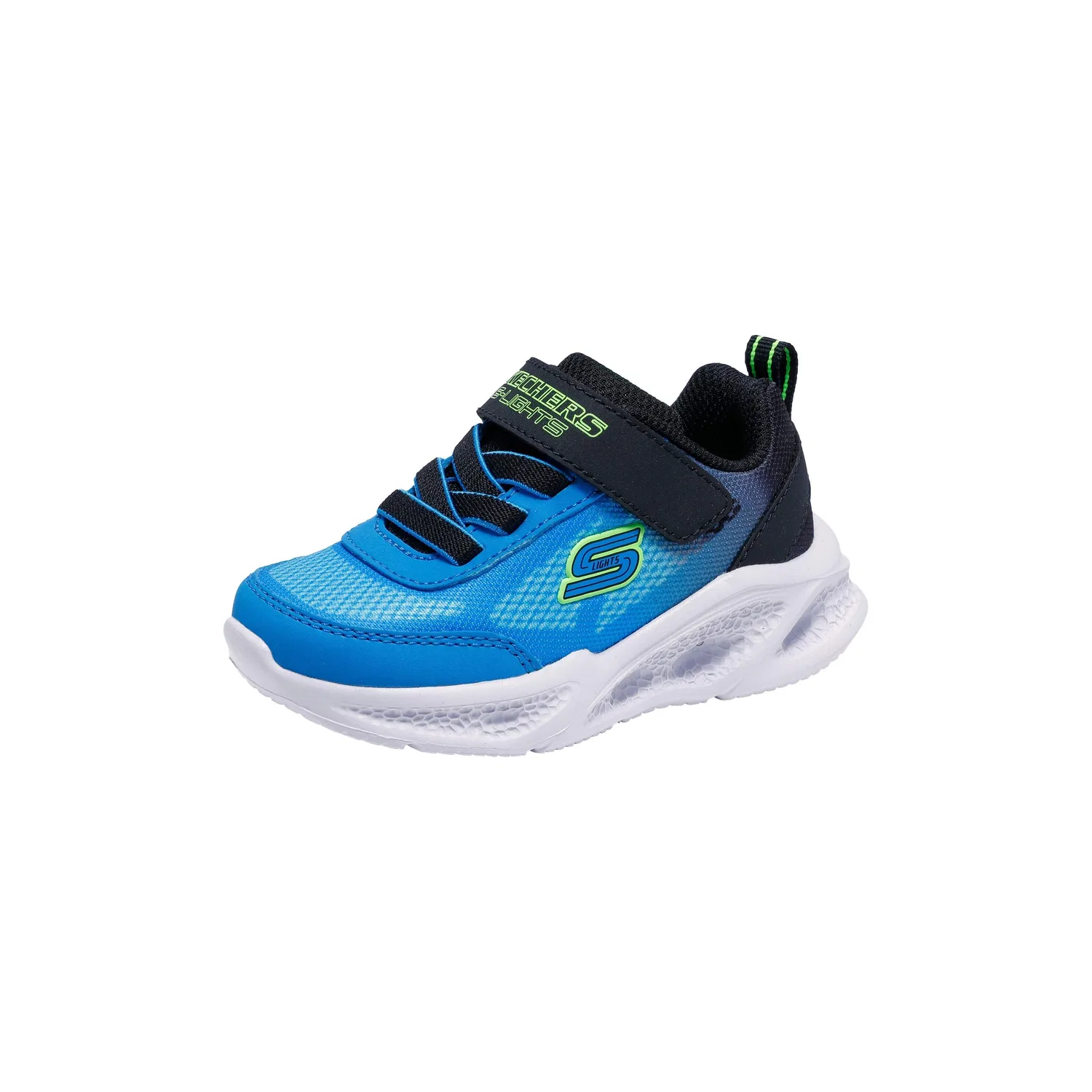 Детские кроссовки с подсветкой Skechers 401495N-BKBL, Schwarz — фото 3