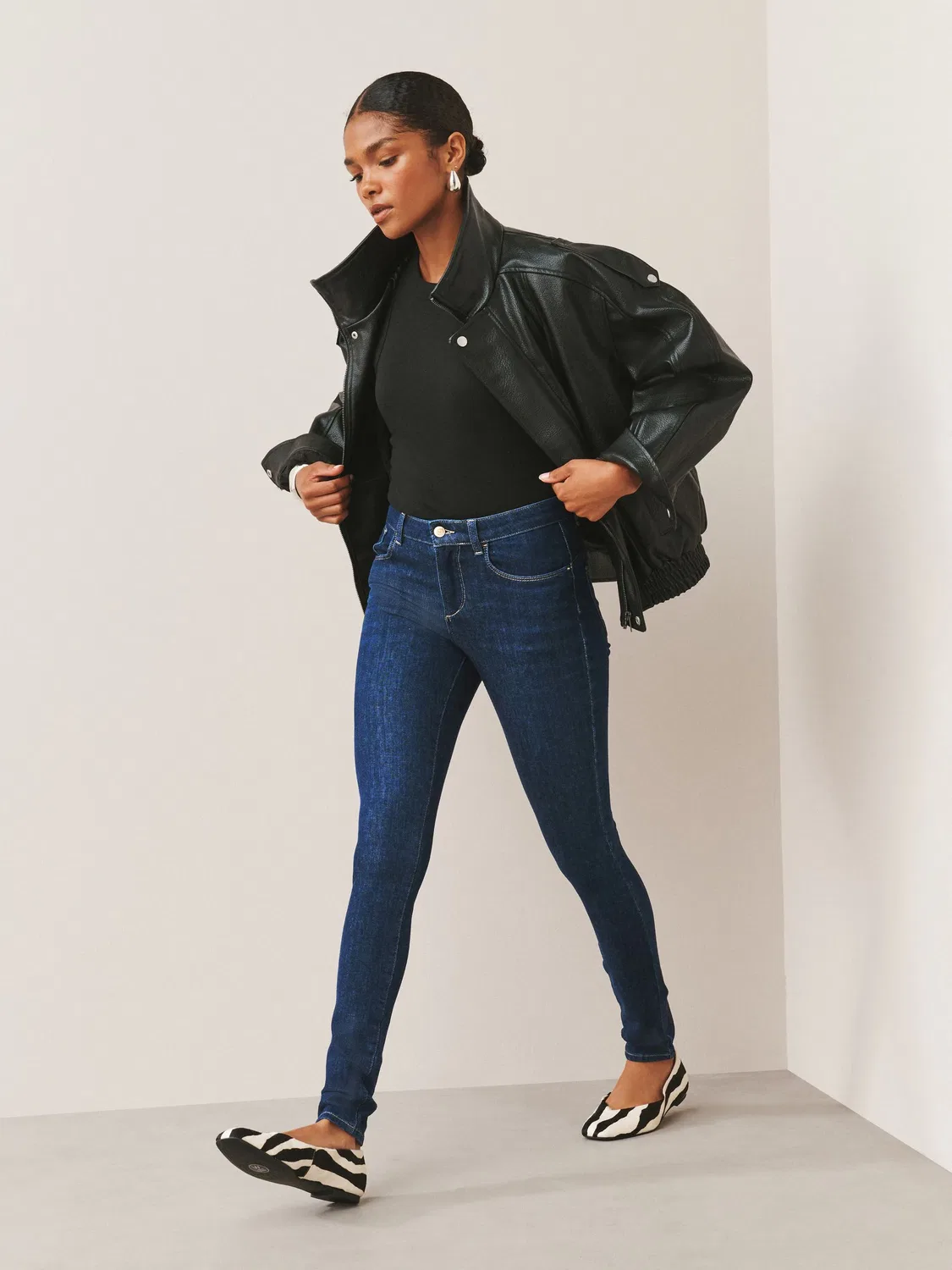 Джинсы скинни Premium 360° Stretch Next, Indigo Blue
