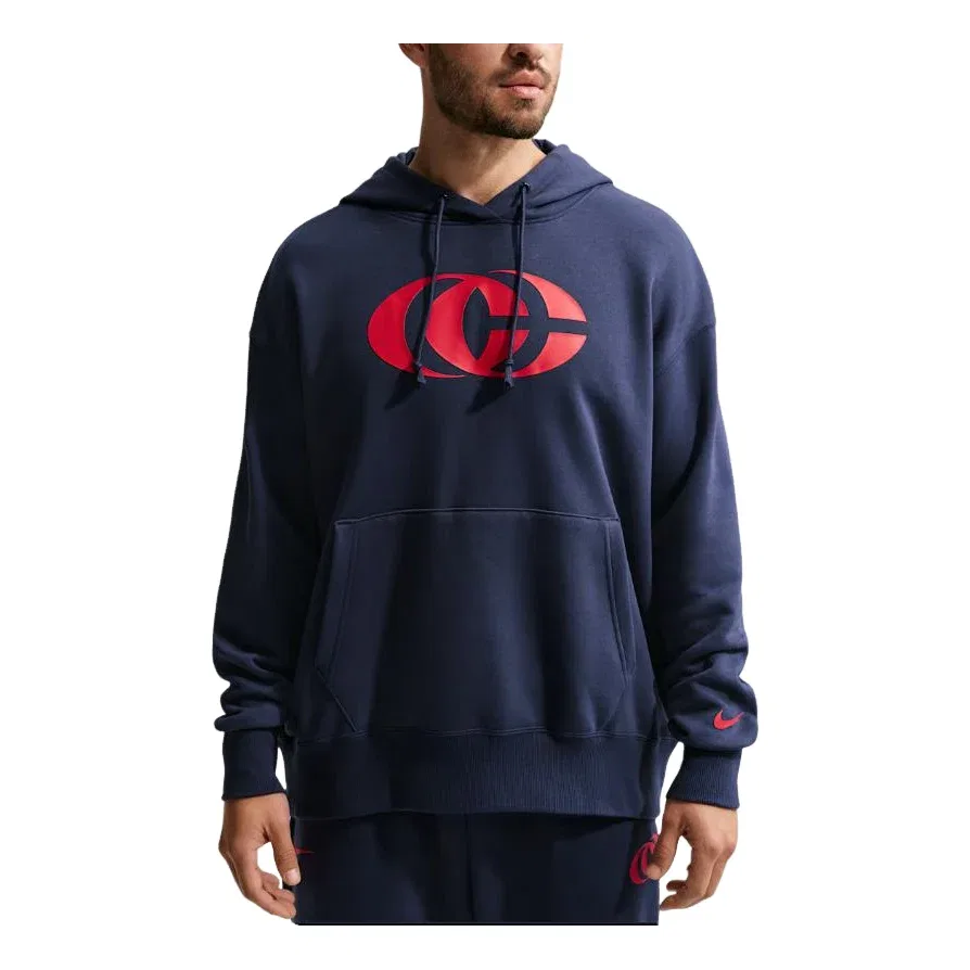 Мужское худи для баскетбола Caitlin Clark Phoenix Fleece Hoodie 'Midnight Navy University Red' Nike, Midnight Navy/University Red