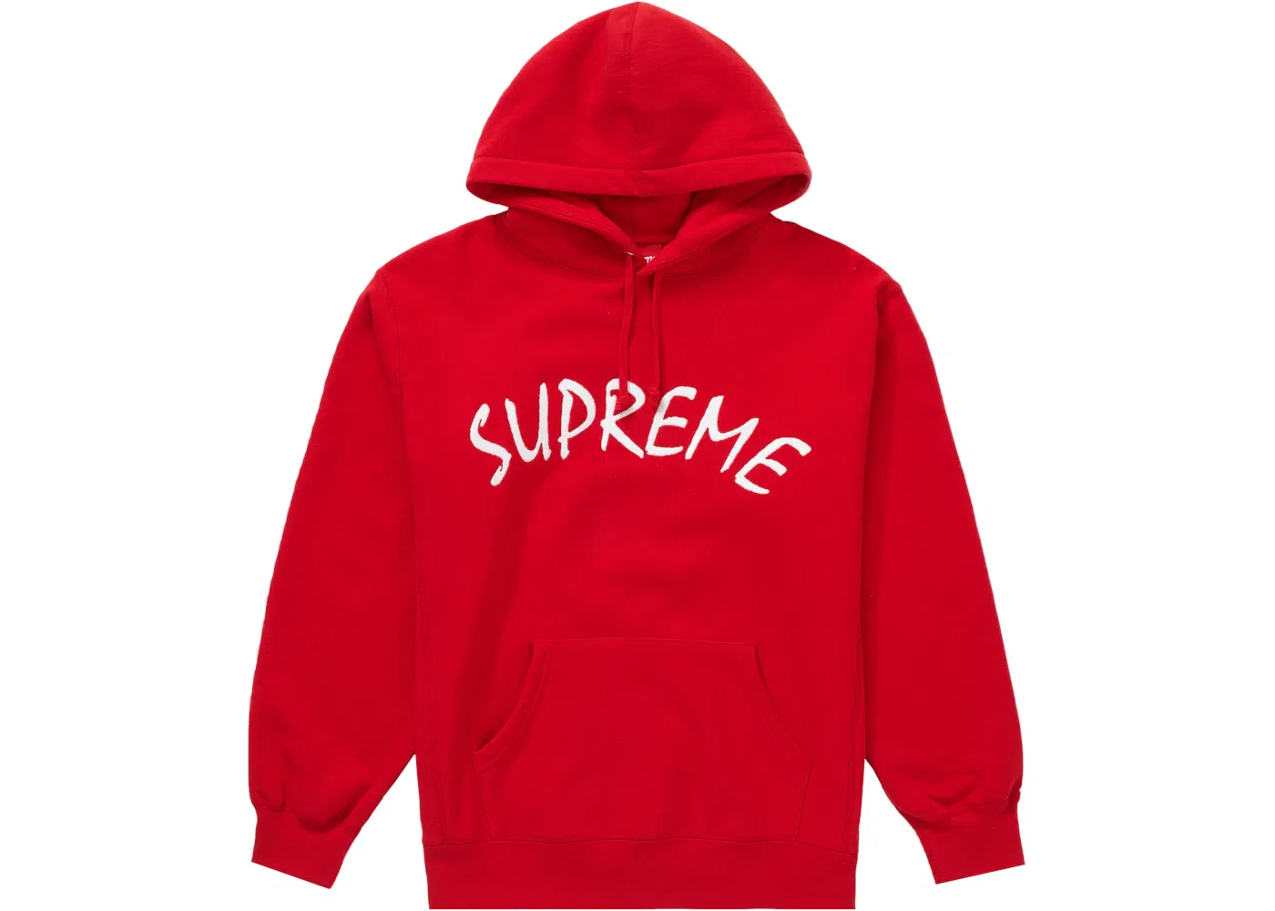 Мужская худи с принтом Supreme FTP Arc Hooded Sweatshirt, Red