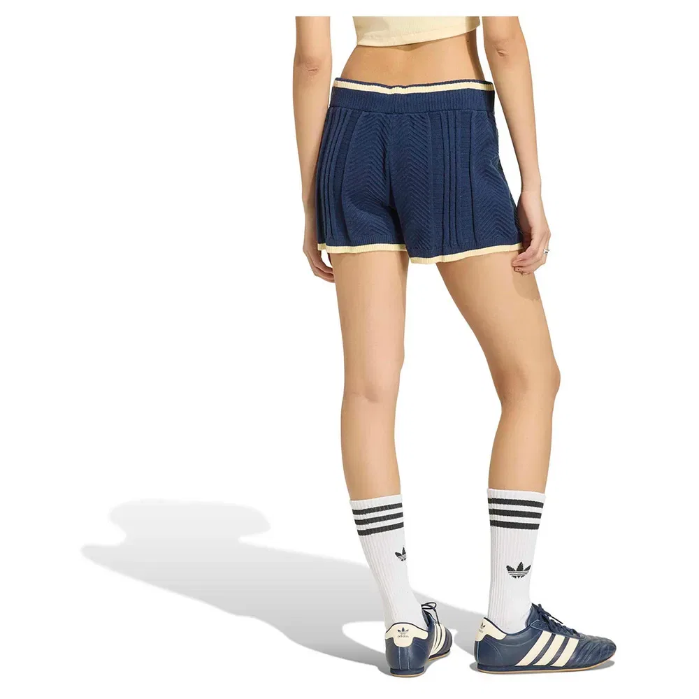 Шорты вязаные Adidas Originals, синий — фото 2