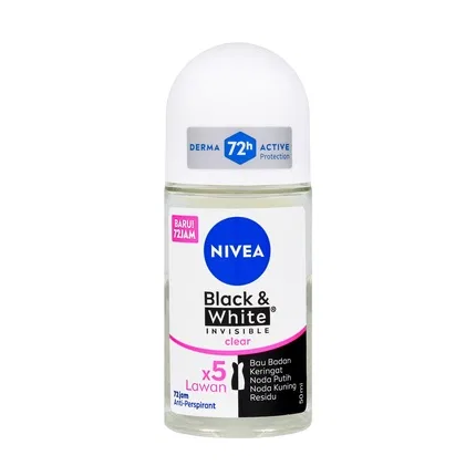 Дезодорант-ролик 50 мл Nivea Black & White Original, Black & White