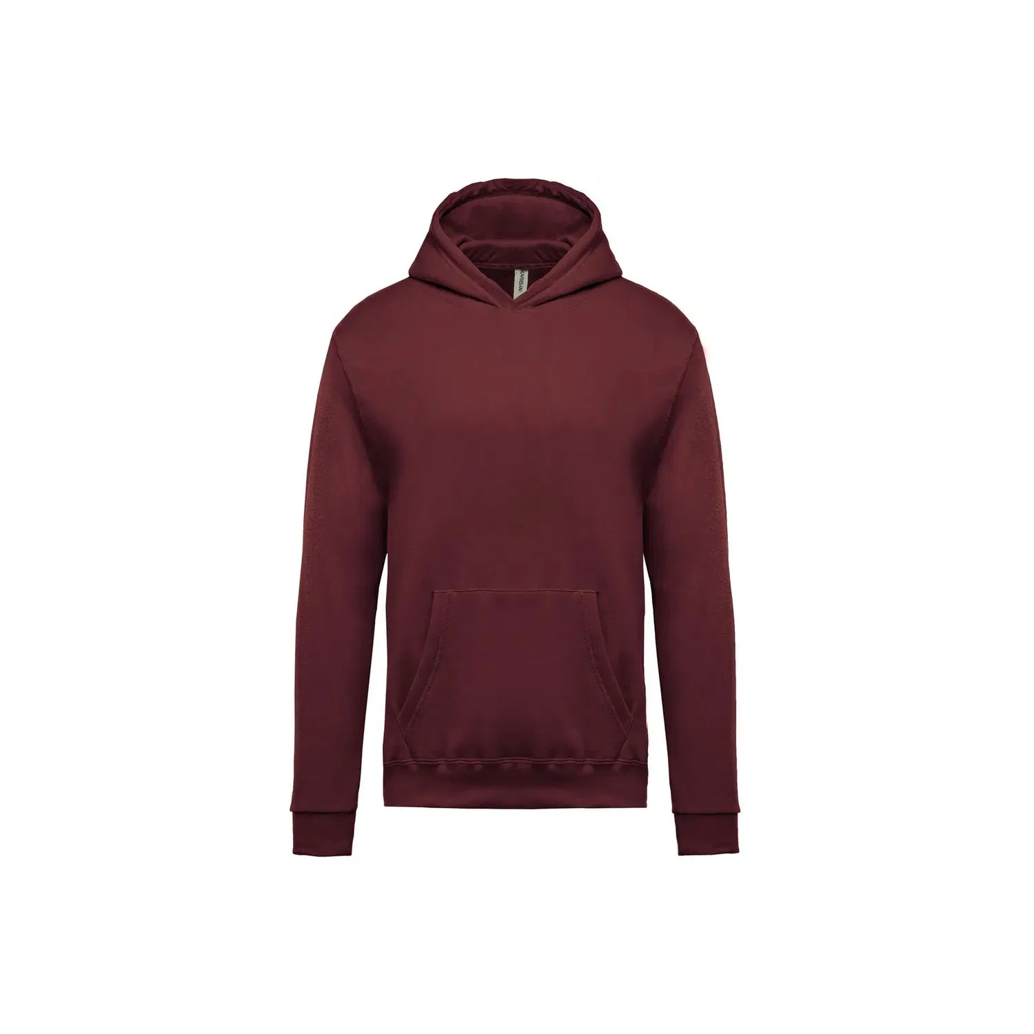 Детское худи с капюшоном Kariban, Rot Bordeaux Karminrot