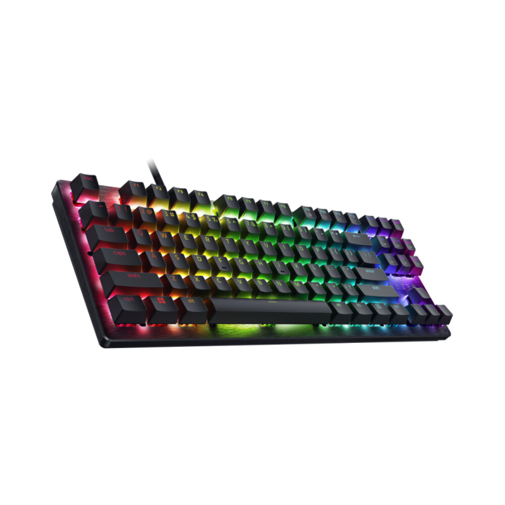 Клавиатура игровая оптико-механическая Razer Huntsman V3 X Tenkeyless, Optical Purple Clicky Switches, черный — фото 2