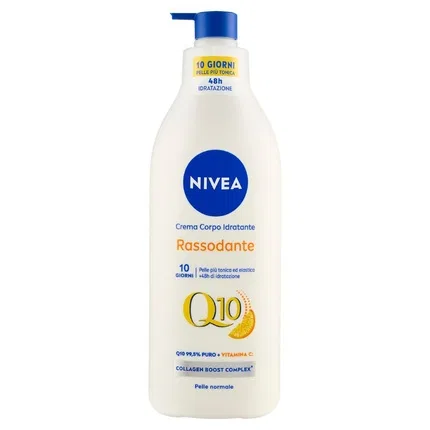 Крем для тела увлажняющий подтягивающий Nivea Q10, 400 мл