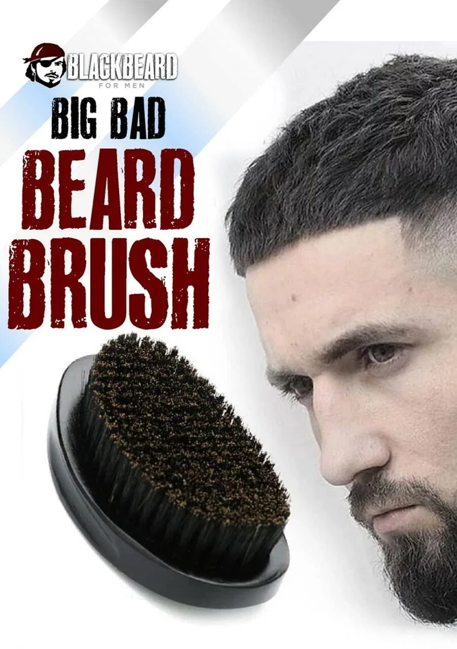 Расческа для бороды Big Bad Beard Brush BLACKBEARD FOR MEN, 1 шт, 118 г, Black — фото 2