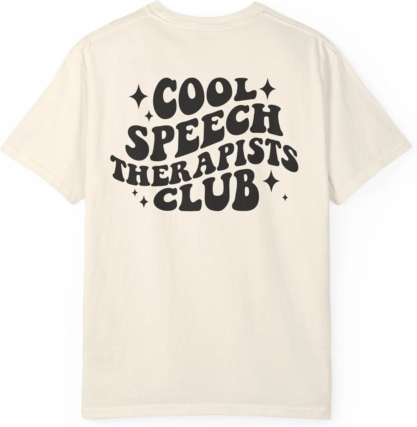 Футболка с принтом Speech Therapist Club Comfort Colors, Ivory — фото 2