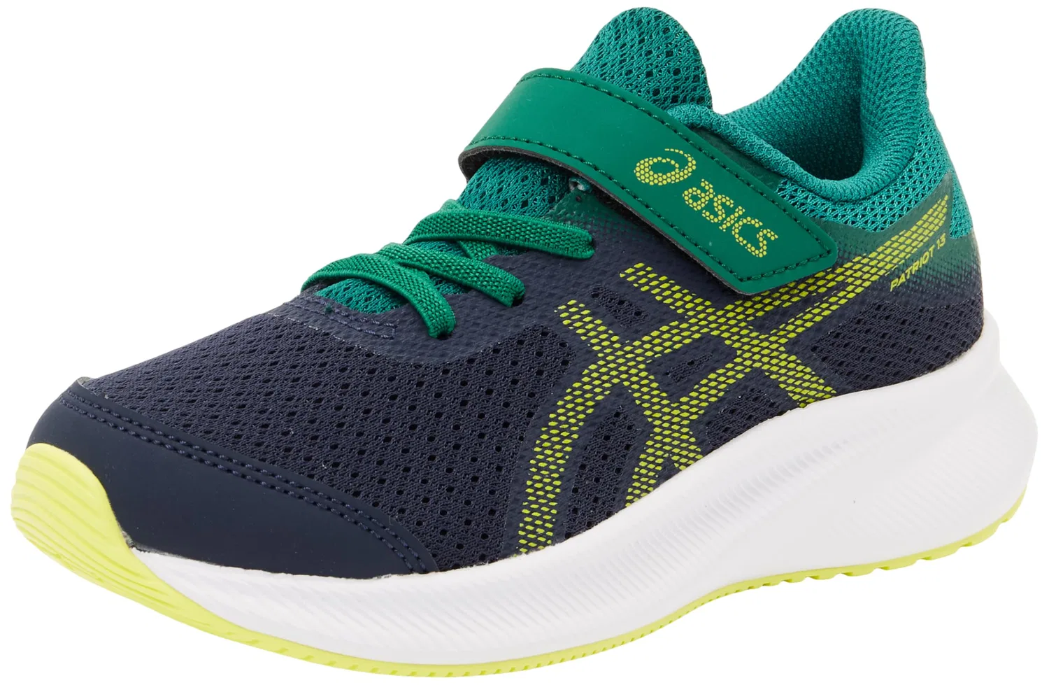 Детские кроссовки для мальчиков с амортизацией Patriot 13 PS ASICS, Midnight Citron
