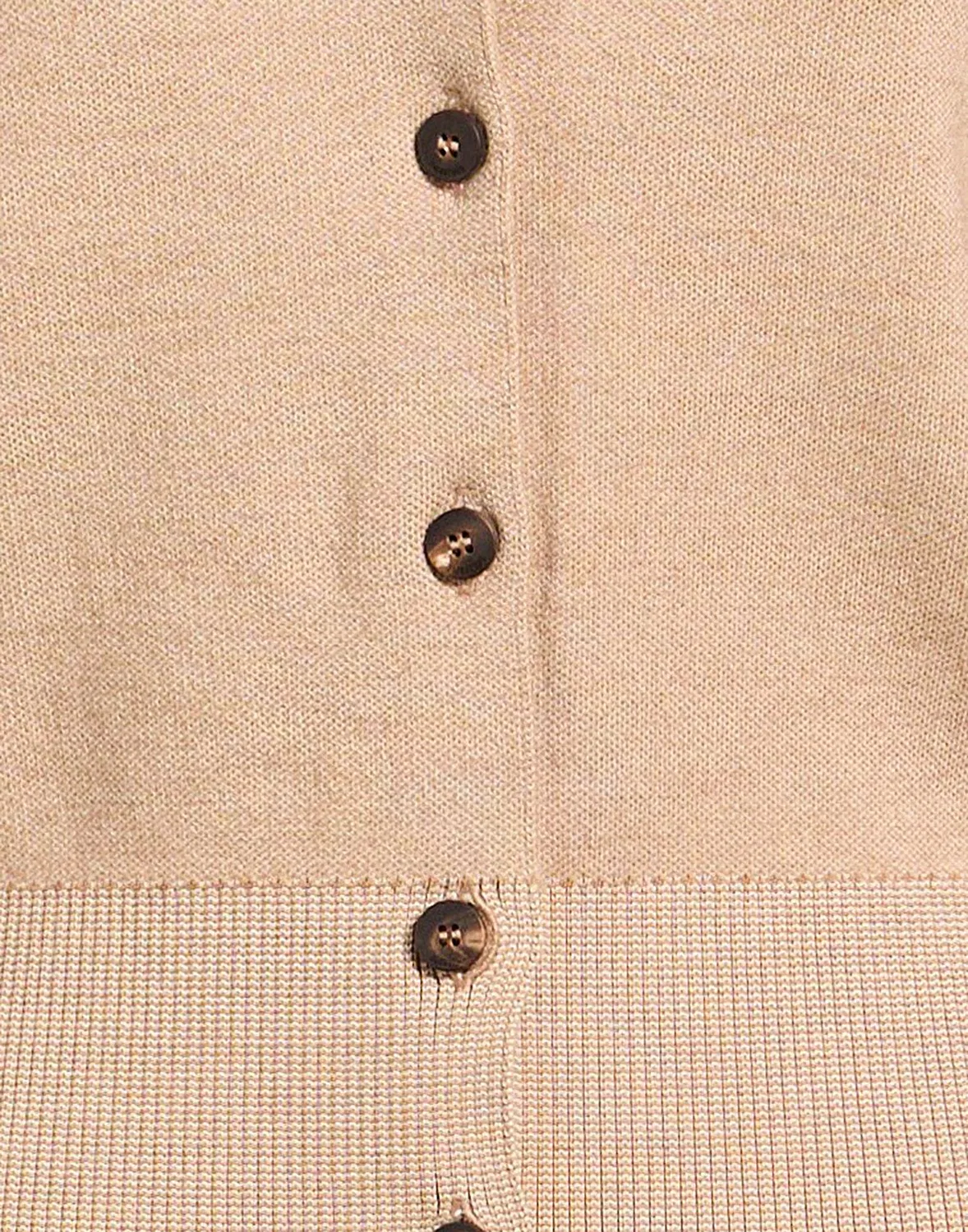 Женский кардиган с длинным рукавом Jacquemus, бежевый — фото 4