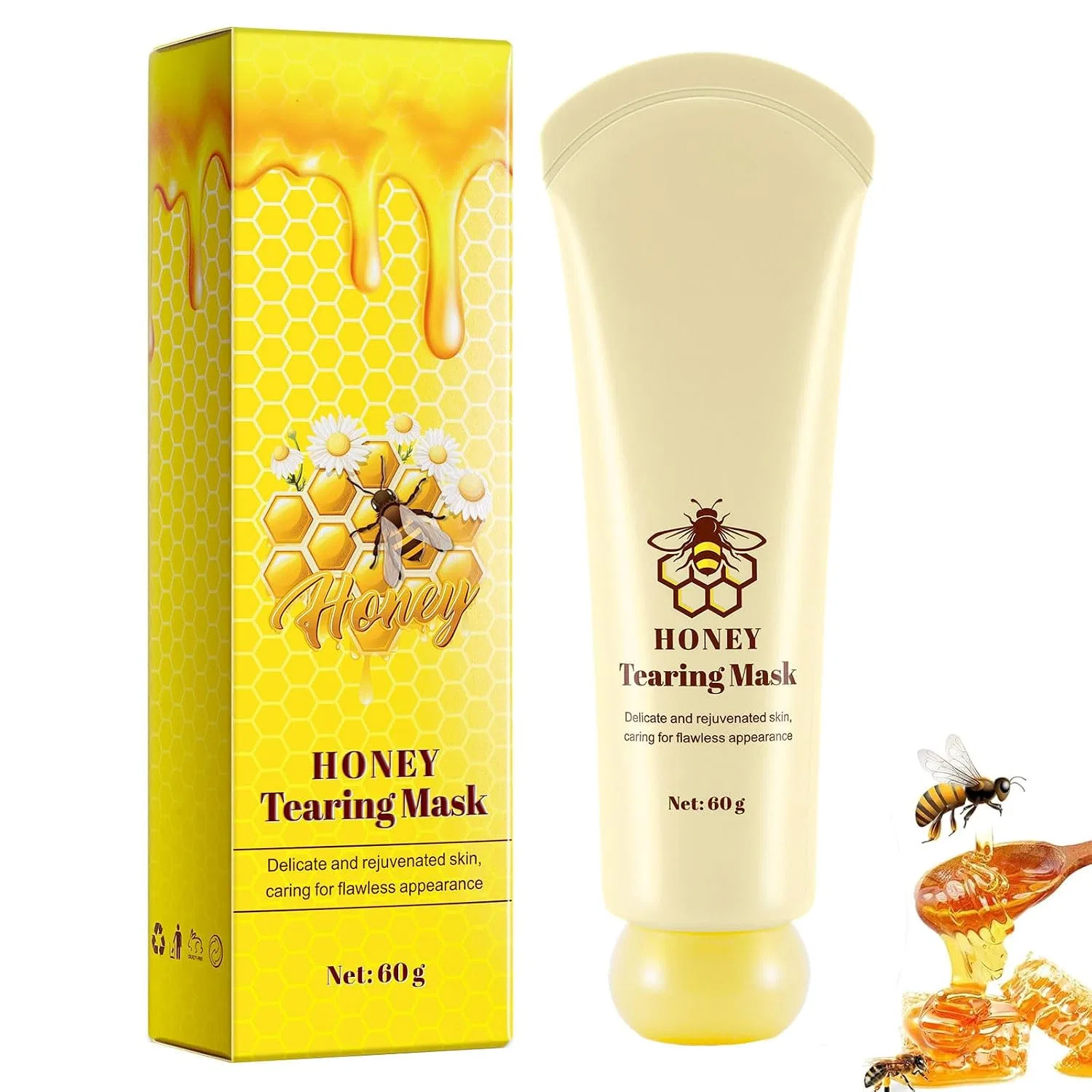Маска для лица отшелушивающая Honey Peel Off Mask, 30 мл, 2 шт Generisch