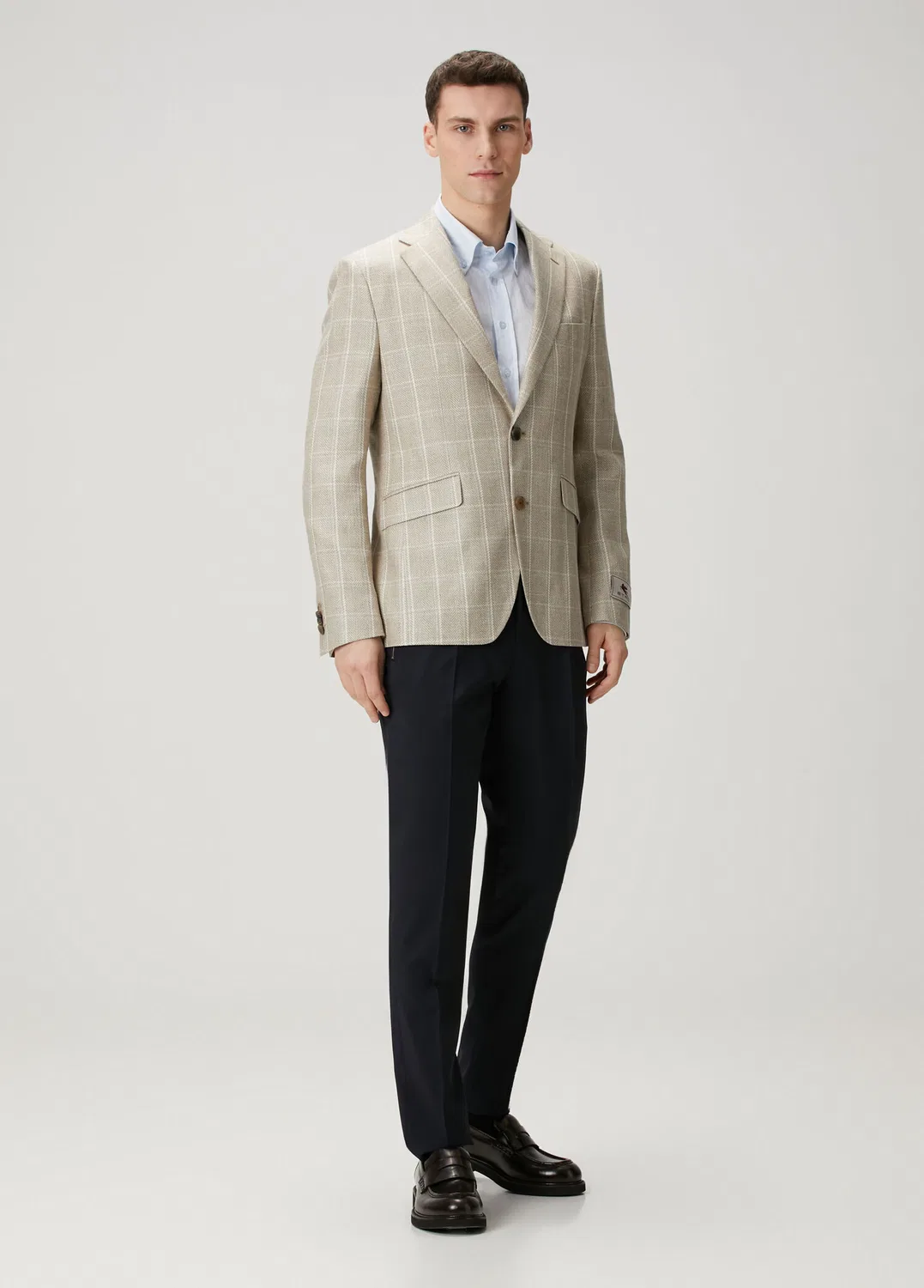 Рубашка этническая Etro, light blue — фото 2