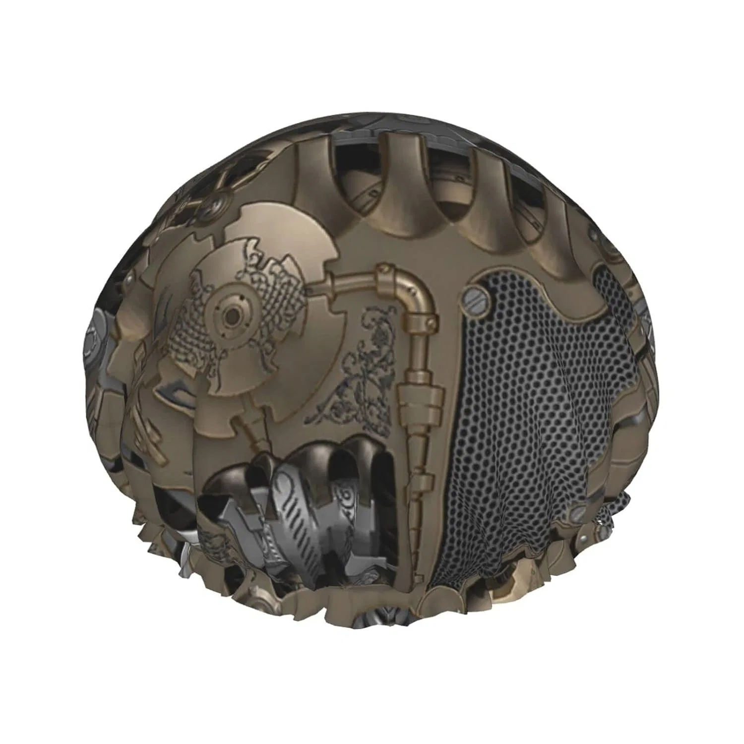Многоразовая шапочка для душа с принтом Steampunk Mechanical Gears, TOLKAT, One Size