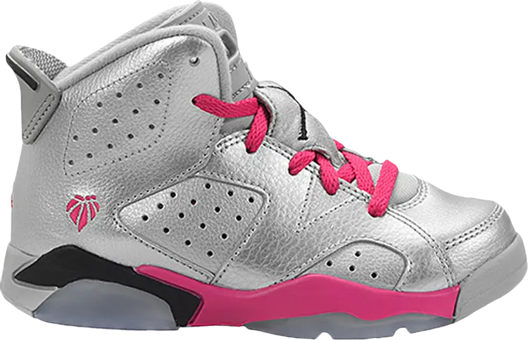 

Кроссовки Air Jordan 6 Retro PS Valentines Day, серебряный, Серый, Кроссовки Air Jordan 6 Retro PS Valentines Day, серебряный