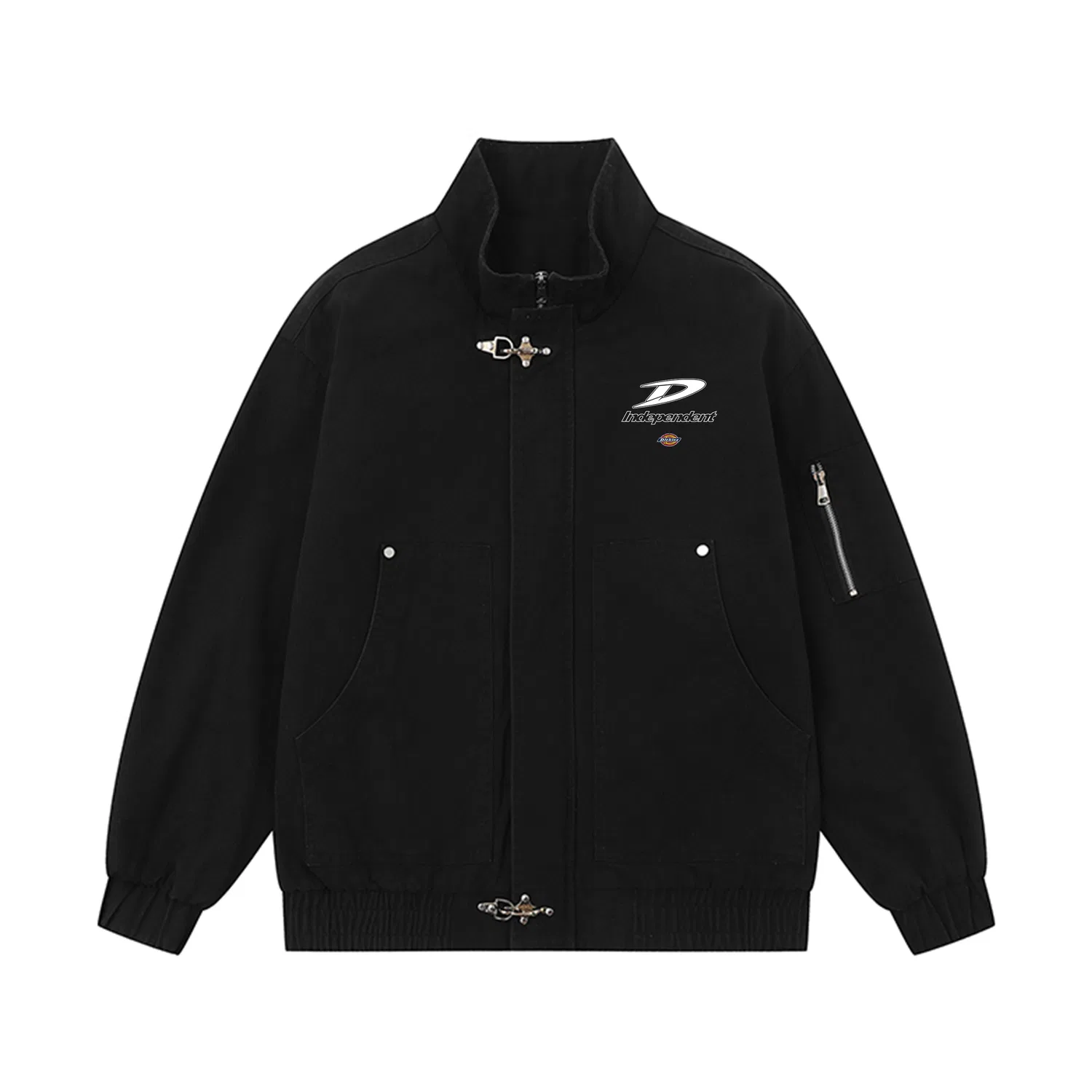 Детская куртка с воротником-стойкой прямого кроя Dickies, Ecru — фото 4