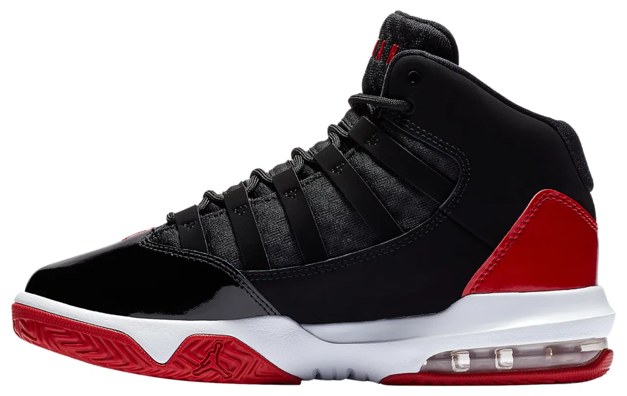 Кроссовки для мальчиков Jordan Max Aura, цвет Black/Gym Red/Black — фото 2