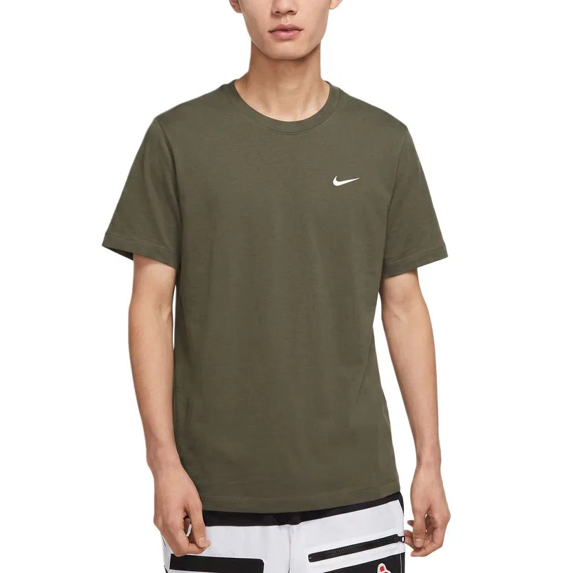 Мужская футболка с круглым вырезом Army Green Nike