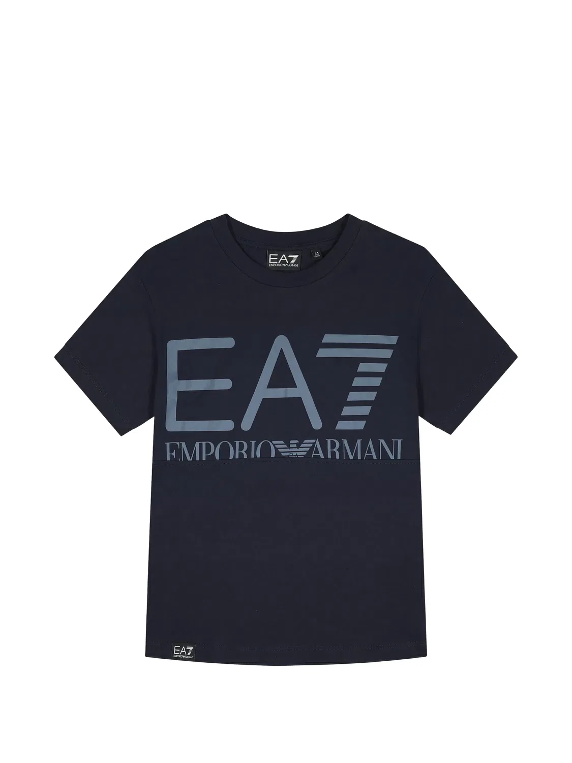 Футболка с логотипом Ea7 Emporio Armani, синий