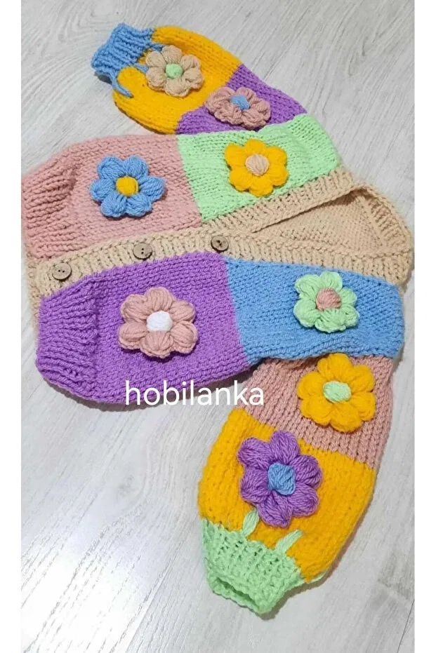 Детский кардиган для девочек хлопковый Basics Hobilanka, Multicolor