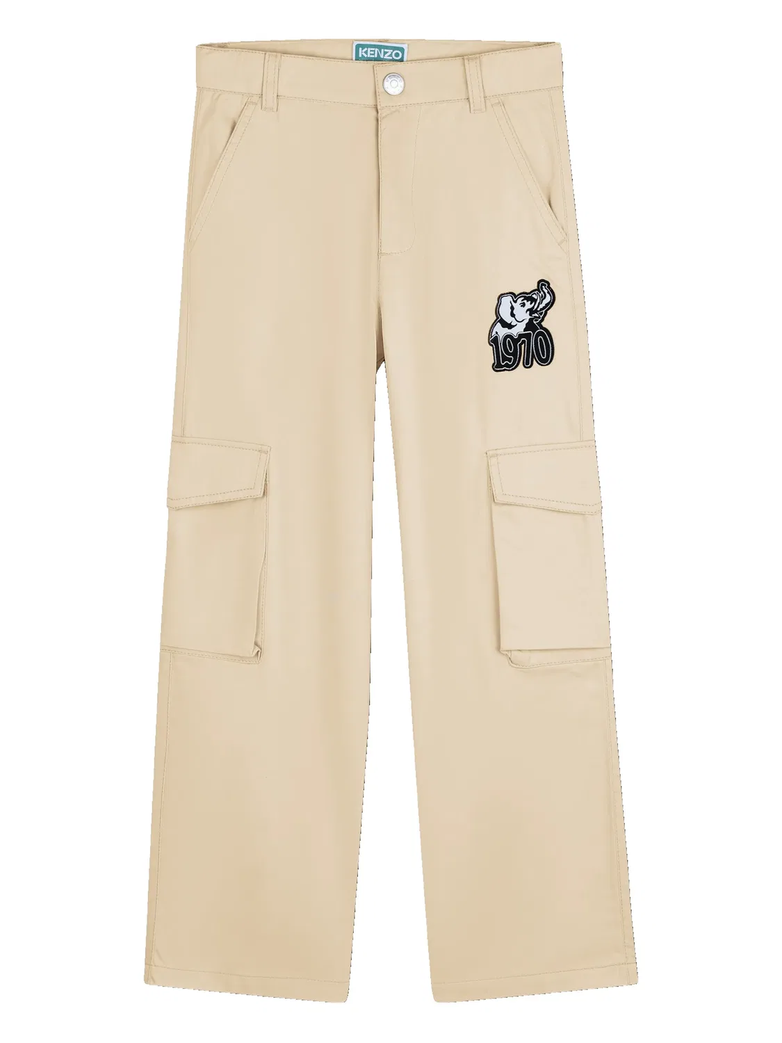 Брюки карго хлопковые Kenzo, нейтральные
