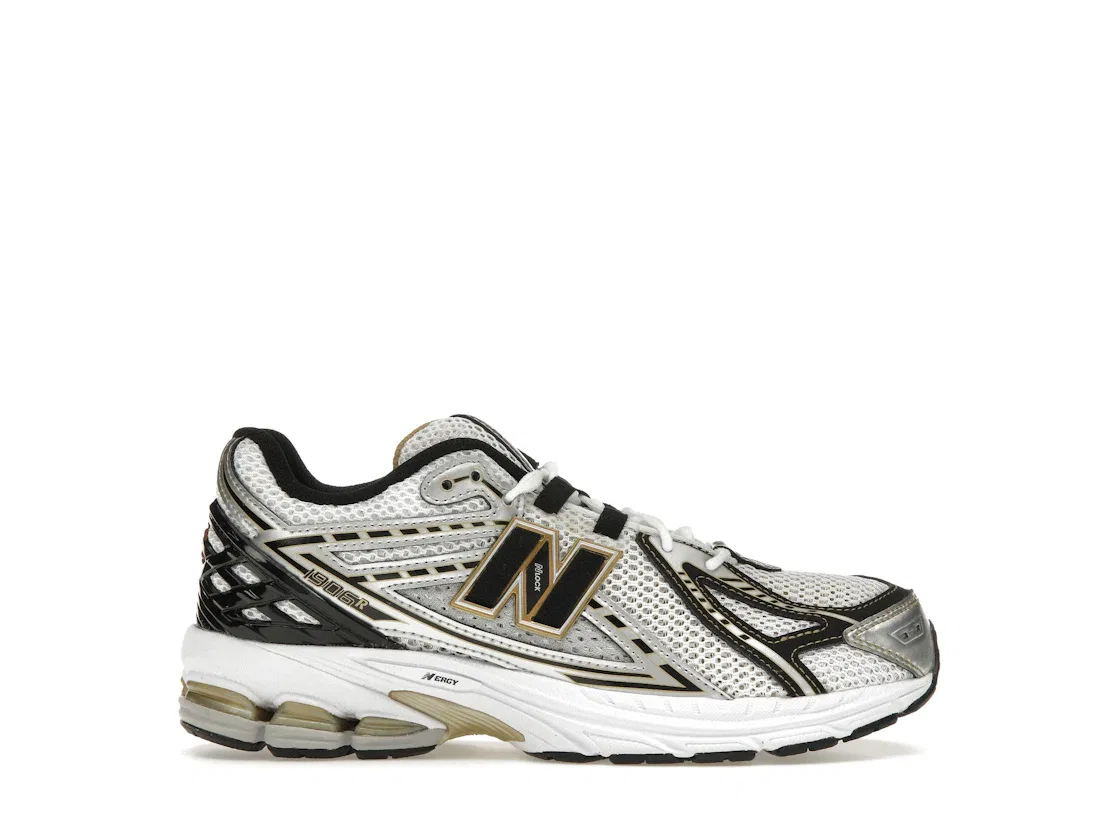 Детские кроссовки с контрастной отделкой New Balance 1906R, Silver Metallic/Gold Metallic