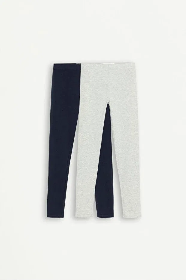 Детские леггинсы для девочек с зауженным кроем Lefties, Medium Gray
