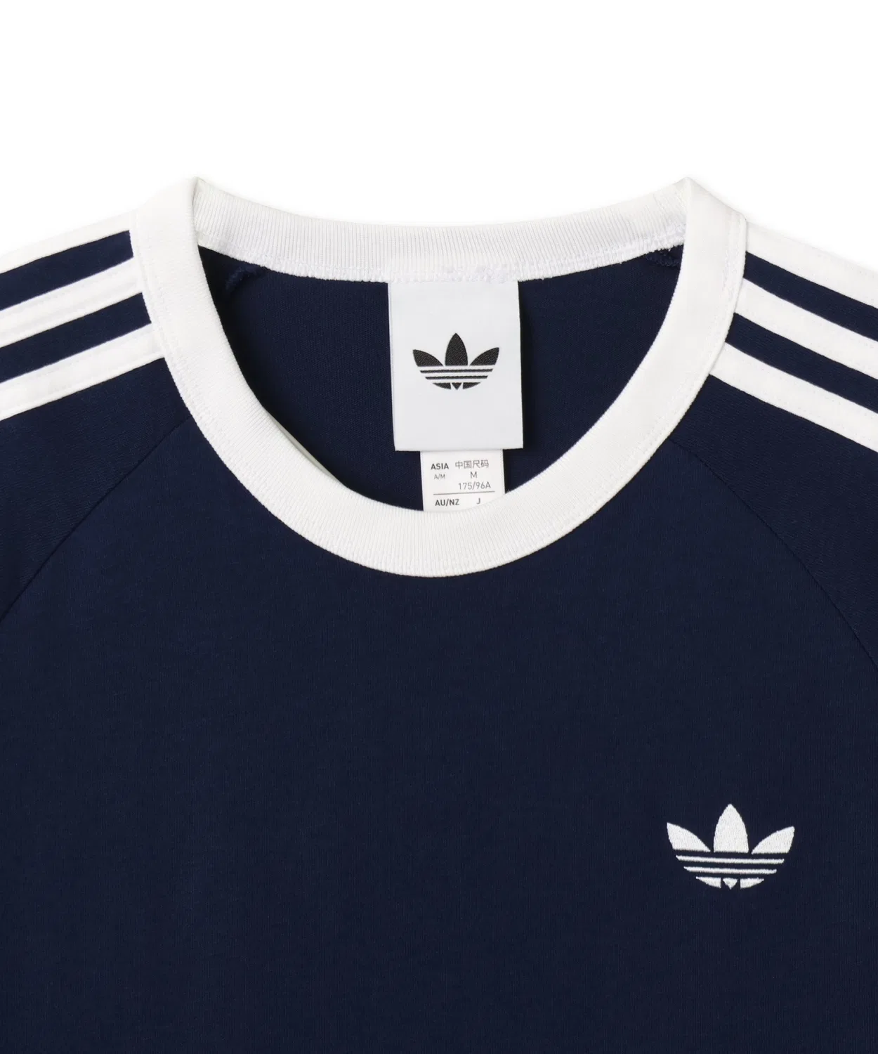 Мужская футболка с длинным рукавом модель 3-STRIPES TEE Adidas, Navy — фото 3