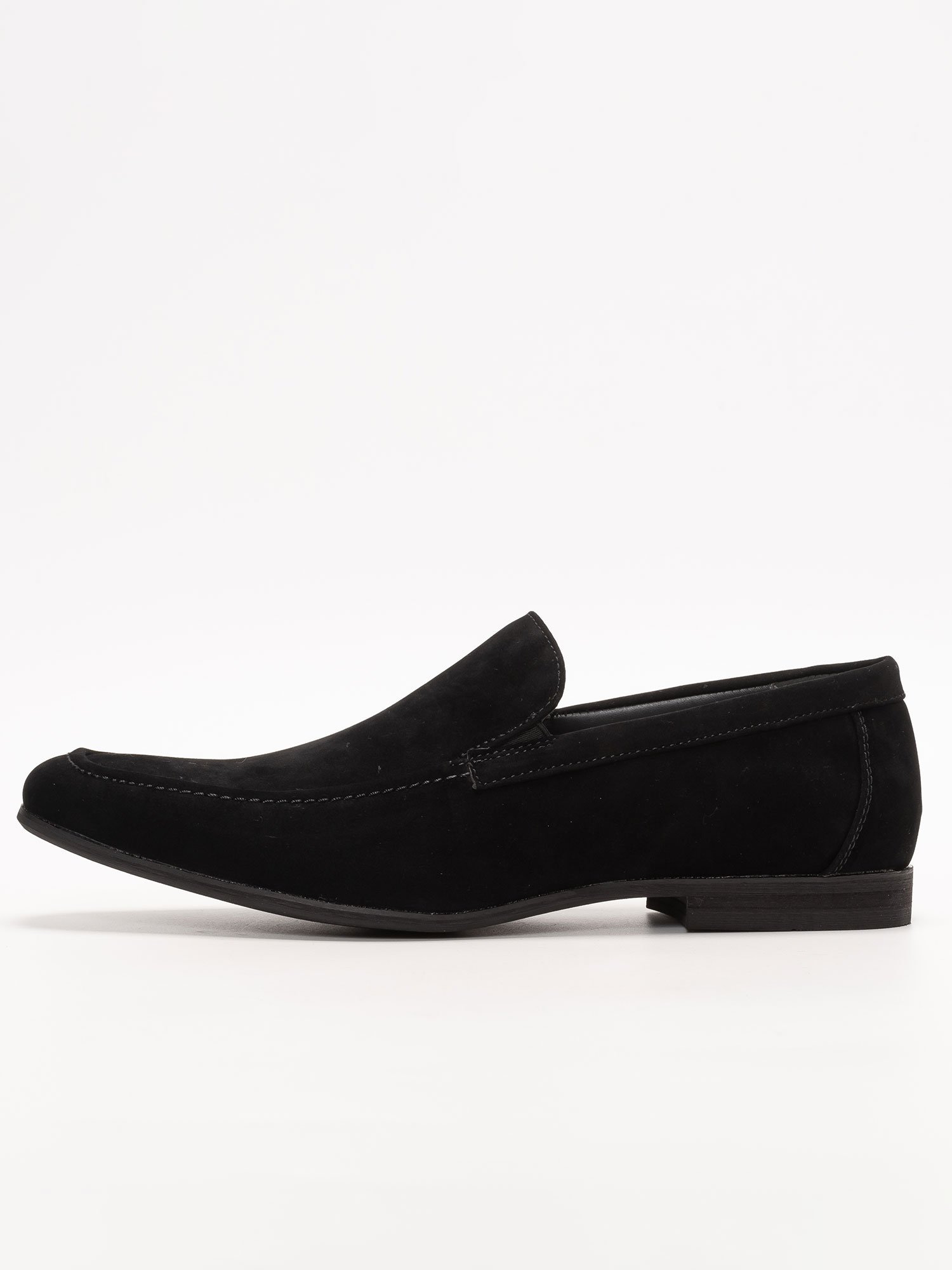 Лоферы и слипоны AN by LUCIUS из искусственной замши, Black suede