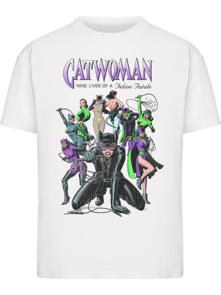 

Футболка Catwoman Feline Fatale Tee белого цвета Merchcode
