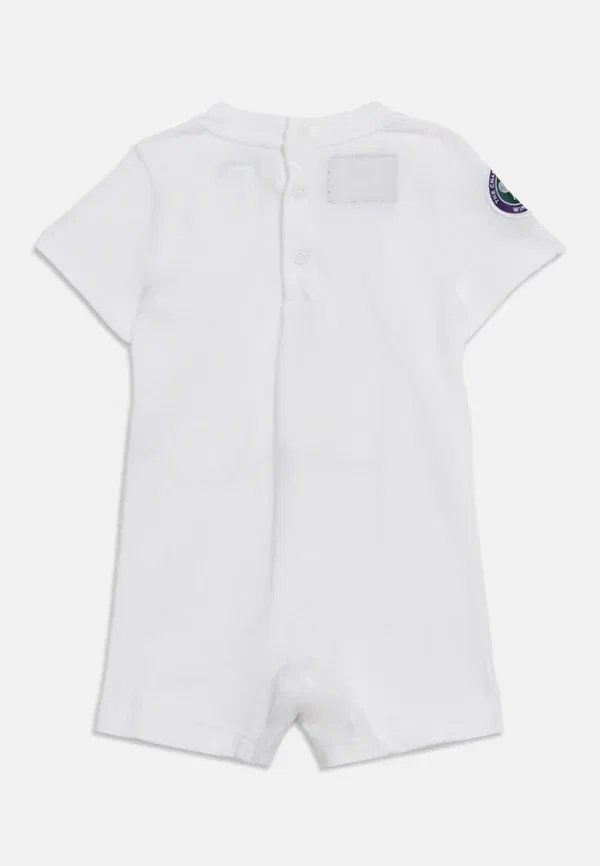Комбинезон хлопковый Polo Ralph Lauren, белый — фото 2