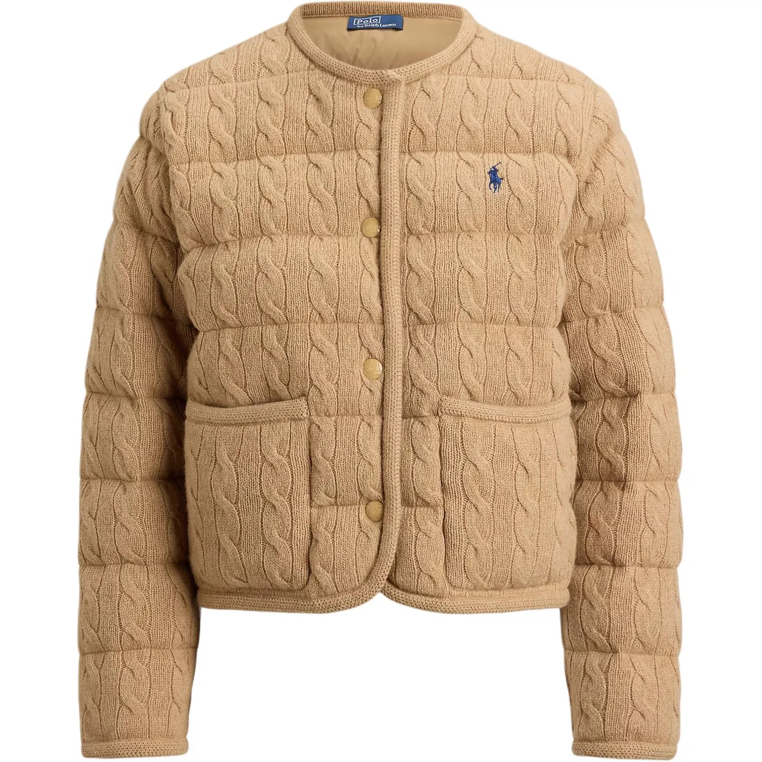 Женское пуховик Camel Polo Ralph Lauren