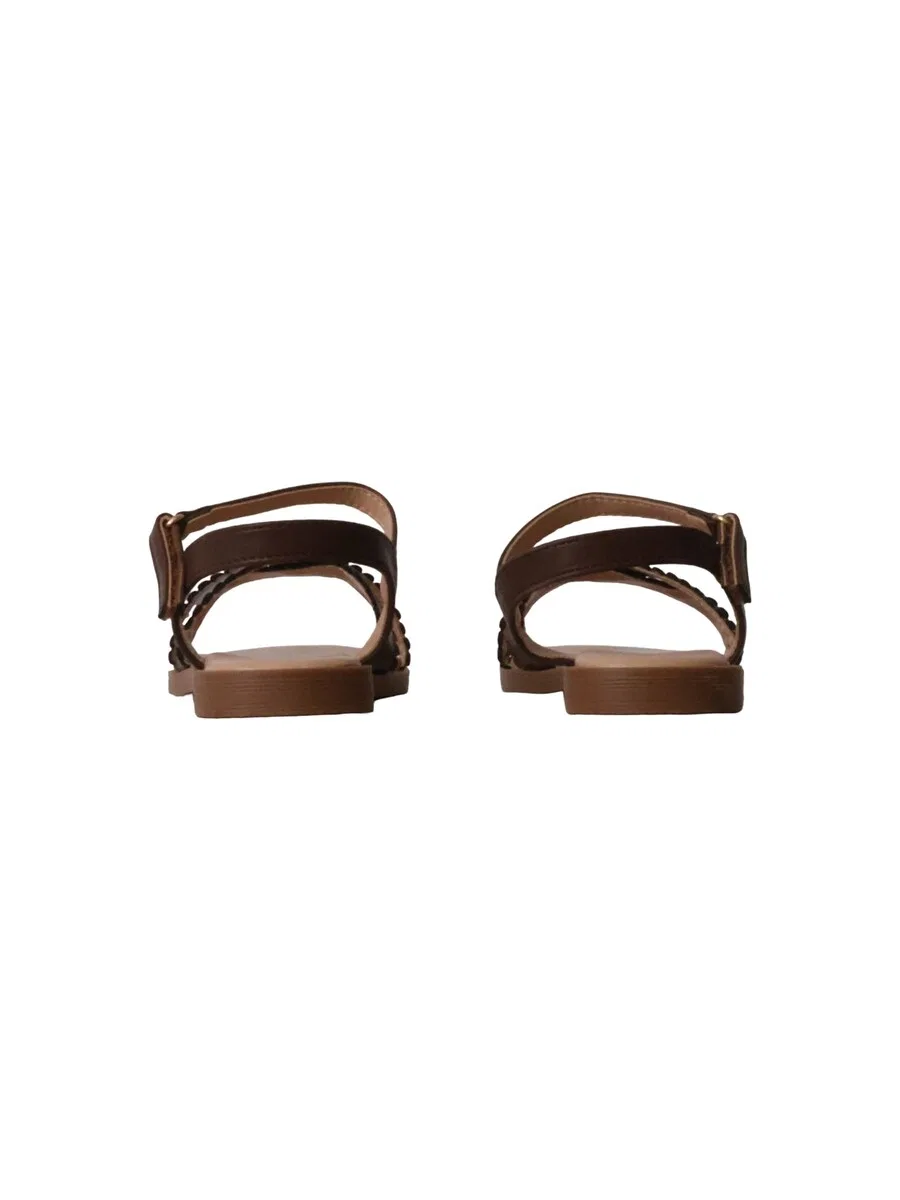 Сандалии Super Mode 'Kindersandalen mit Klettverschluss' коричневого цвета — фото 4