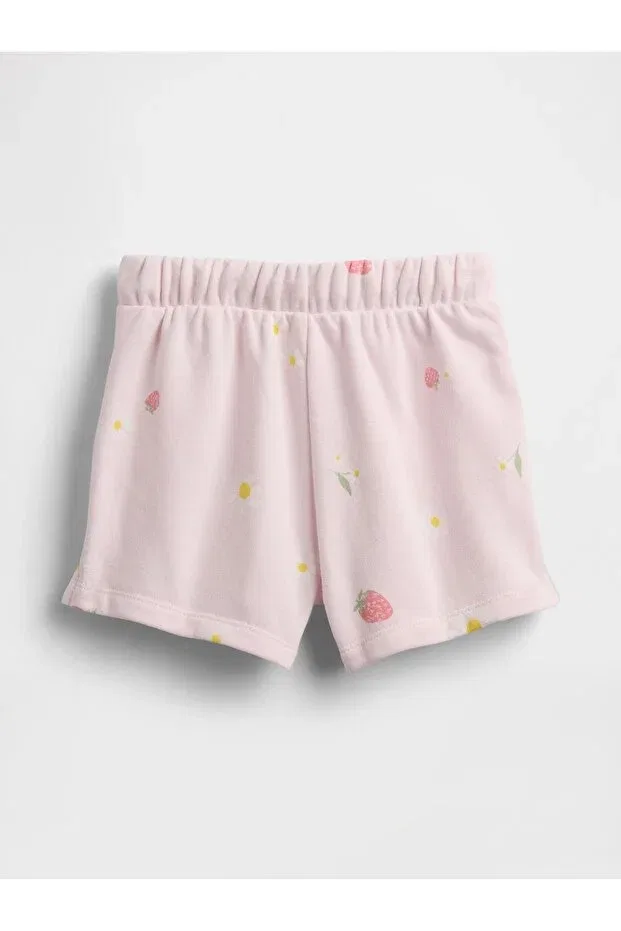 Детские шорты для девочек с принтом Gap, Pink-001 — фото 3