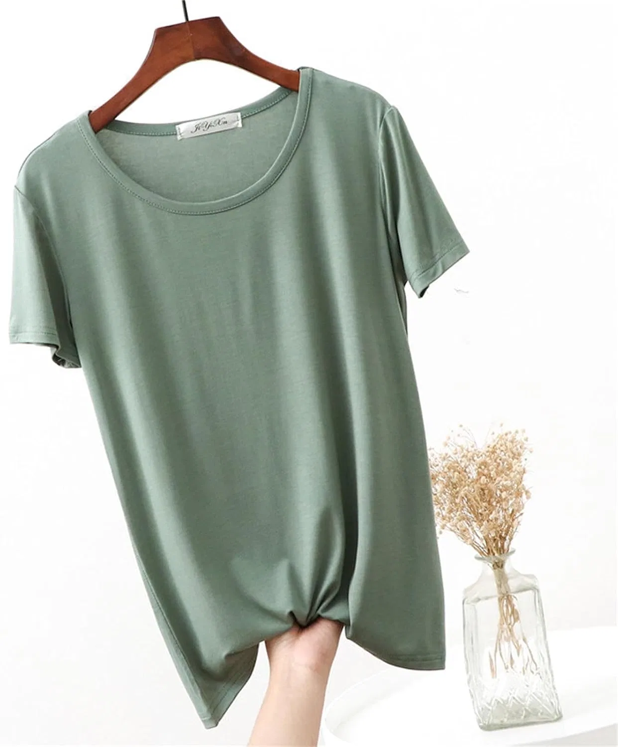 Женская футболка с круглым вырезом Athletic, Mint Green — фото 2