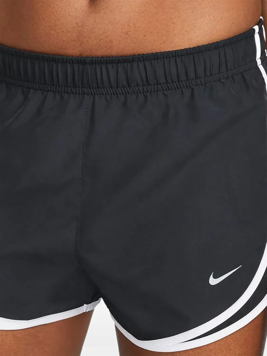 Шорты с принтом логотипа Nike, черный