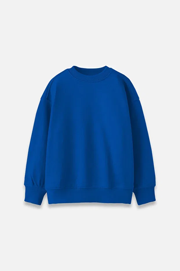 Детские свитшот оверсайз C.C.L. Coccolin Kids Baby Clup, Sax Blue — фото 2
