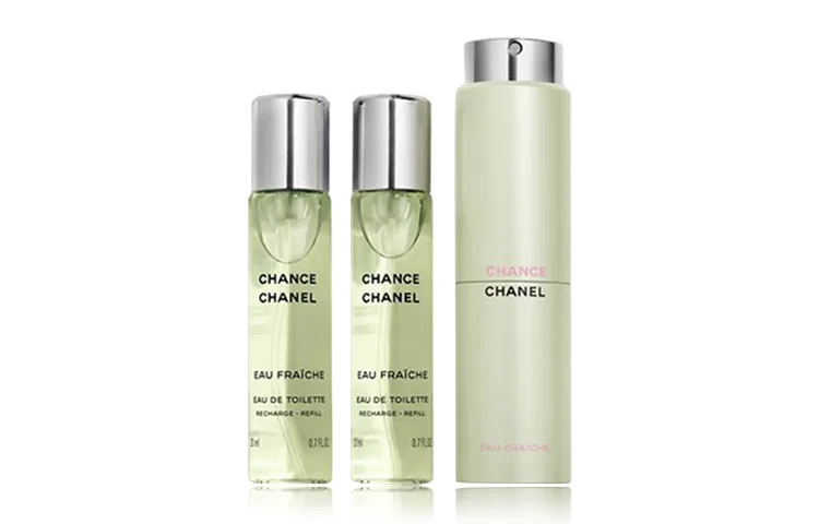 Женский набор парфюмерной воды Encounter Fresh Eau De Toilette 20мл*3 CHANEL, Green