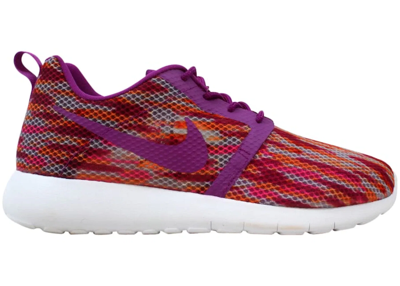 Детские кроссовки Lifestyle с сетчатым верхом Nike Rosherun Flight Weight, White/Blood Berry-Title Orange-Pink PW