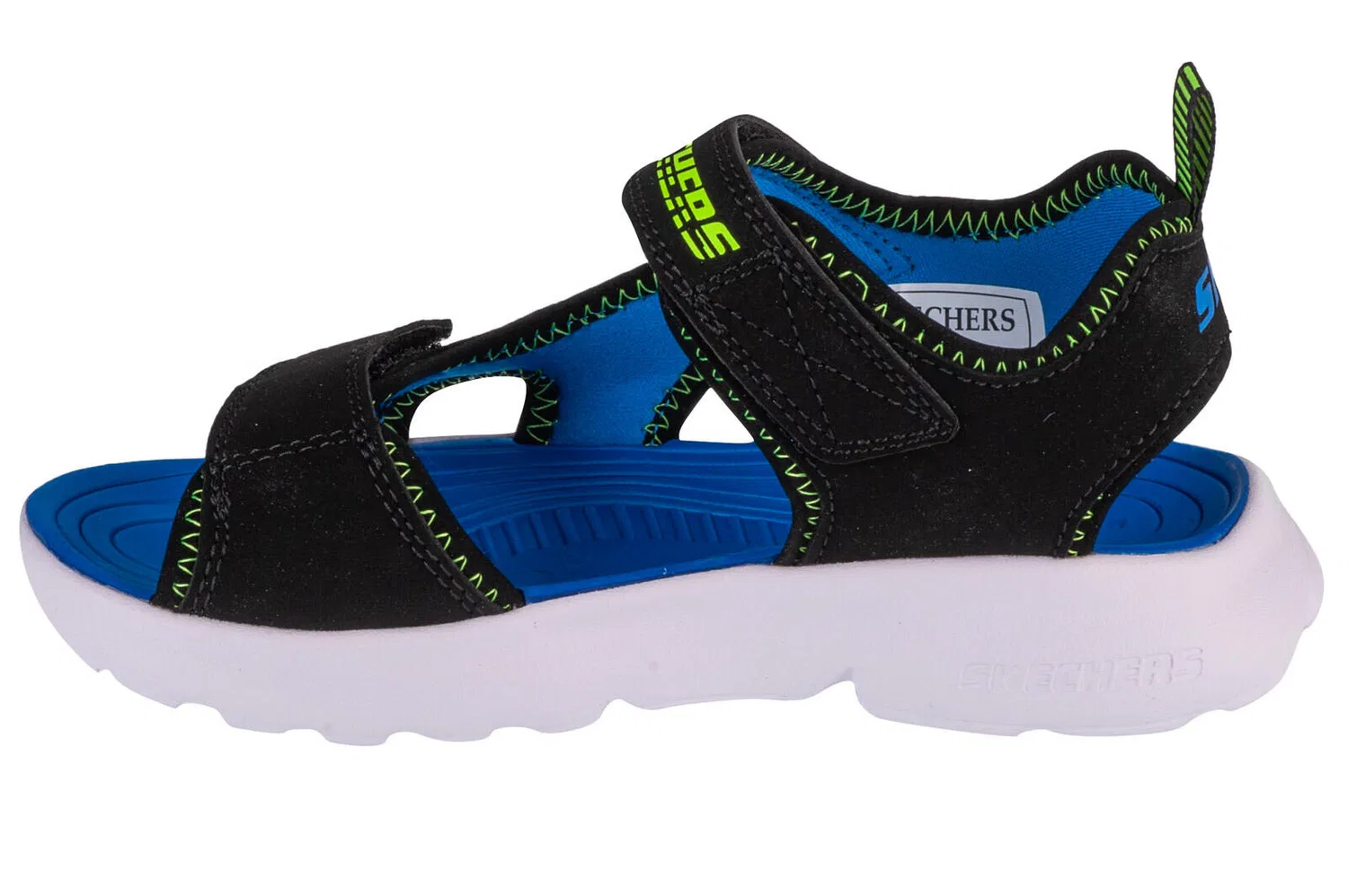 Детские сандалии для мальчиков с технологией Lightweight Skechers Razor-Splash, Цвет: Schwarz — фото 2