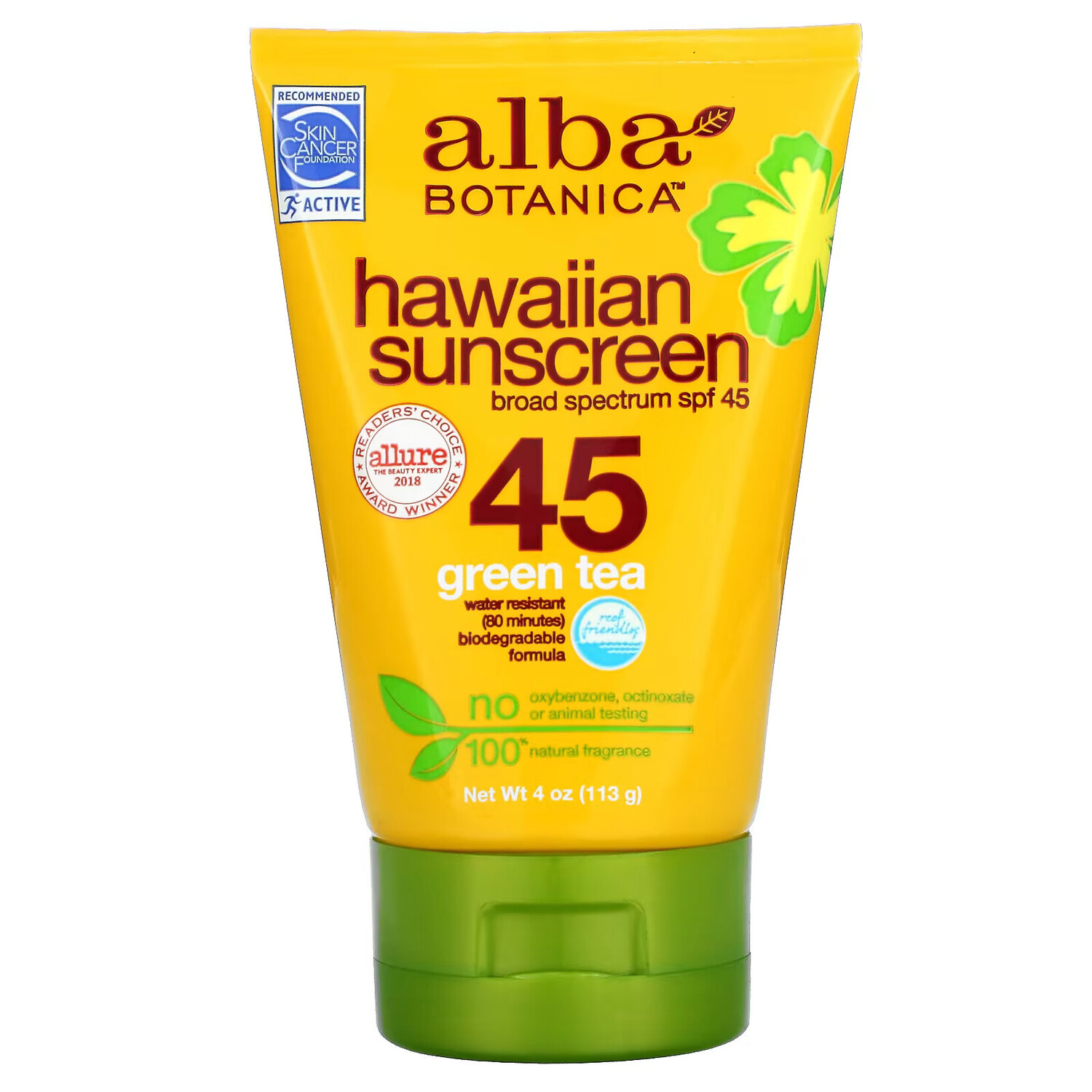 

Alba Botanica солнцезащитное средство SPF 45, 113 г