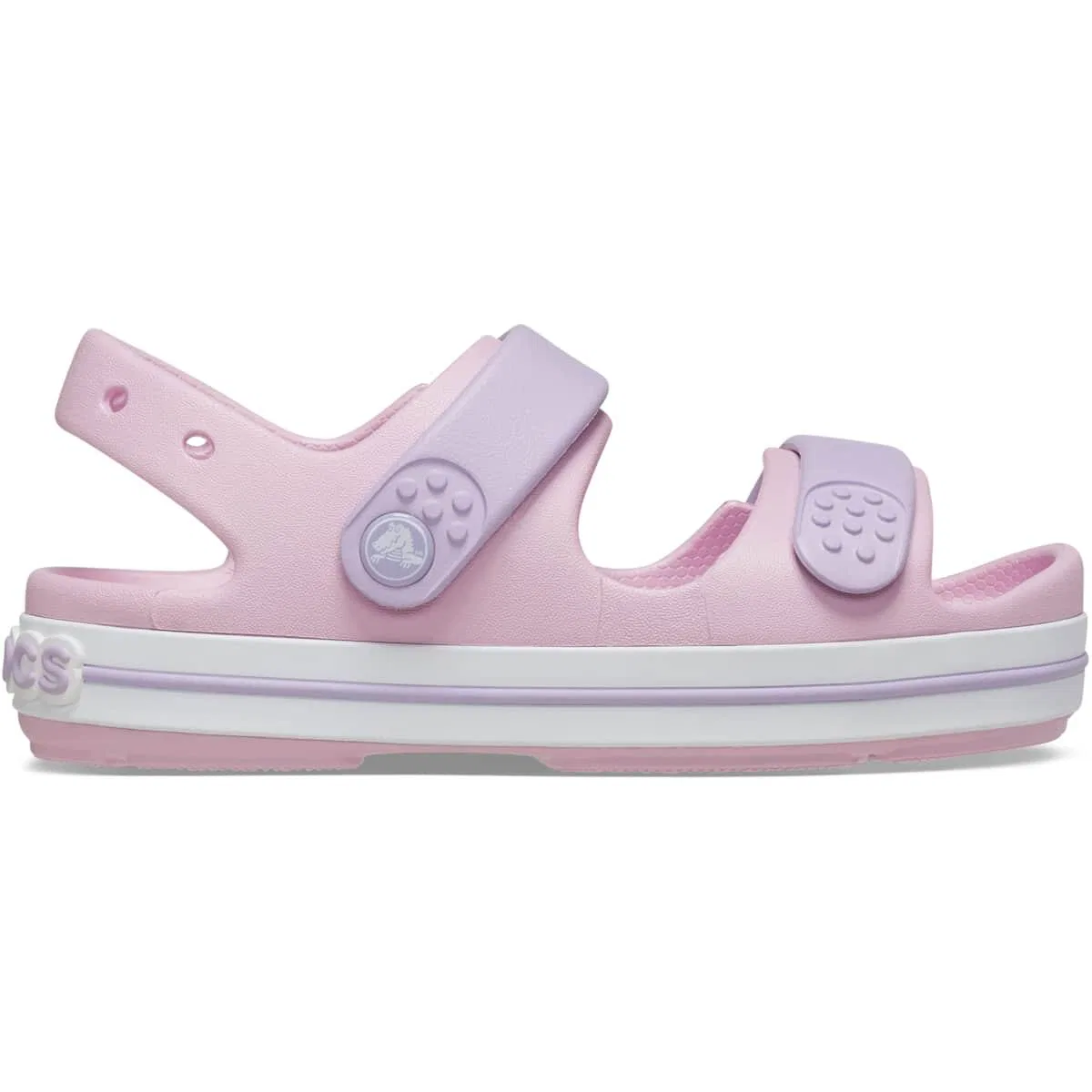 Детские сандалии с ремешками Crocband Cruiser Crocs, Rosa Weiss