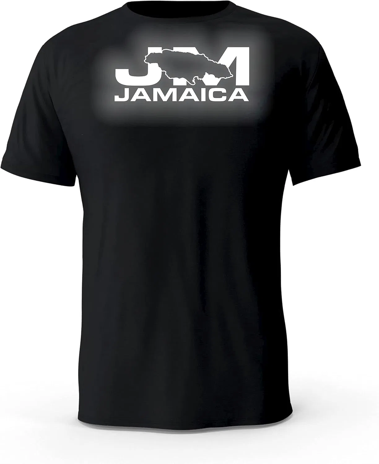 Женская футболка с логотипом Jamaica JM, Black