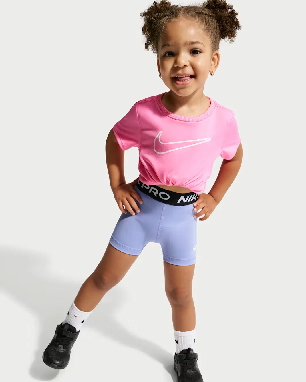 Детские шорты Dri-FIT Nike Pro, Light Thistle — фото 4