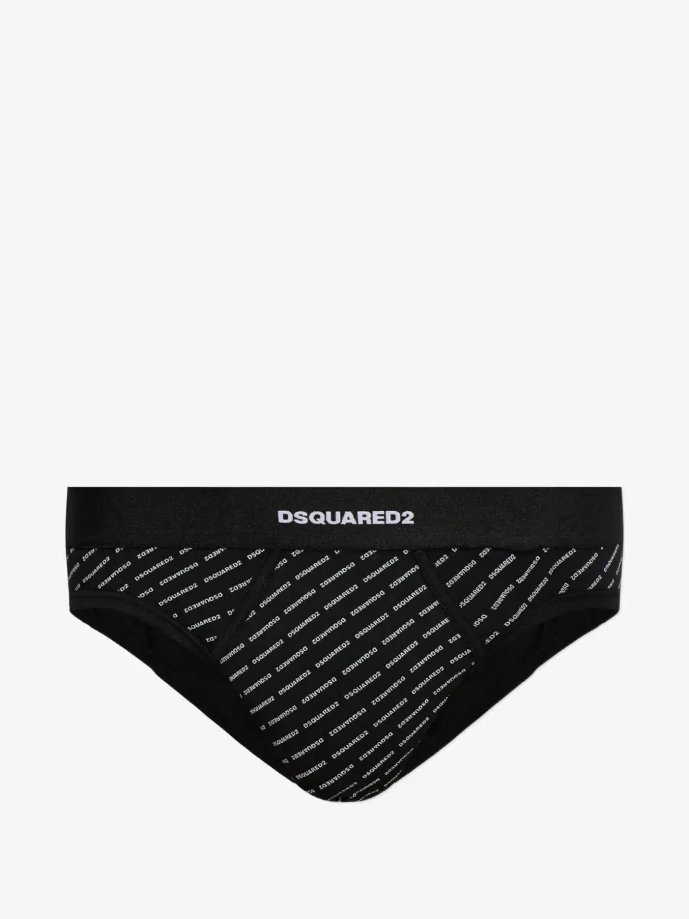 Хлопковые трусы с монограммой DSQUARED2, черный