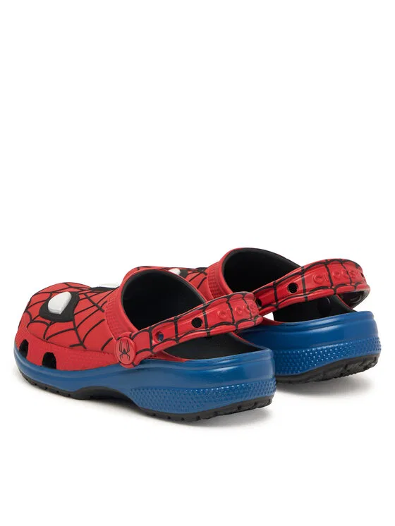 Шлепанцы Kids' Spider-Man Classic Clog Crocs, красный — фото 3