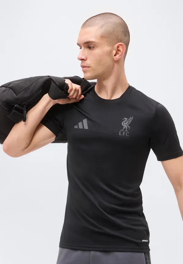 Футболка с ДНК футбольного клуба «Ливерпуль» Adidas Performance, черный — фото 4