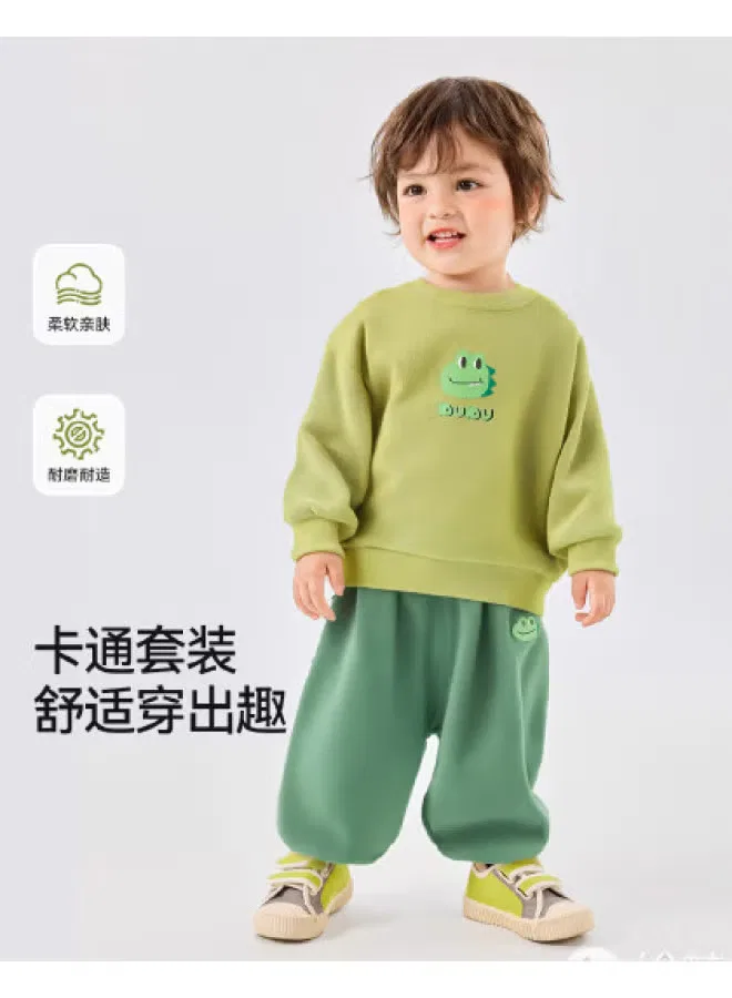 Комплект детской одежды с капюшоном Doodle Home, зеленый